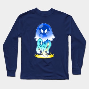 Blue Jellyfish Long Sleeve T-Shirt